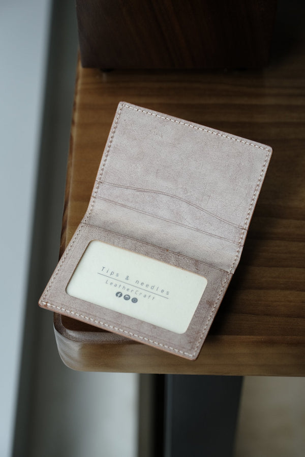 對摺卡套 · Ghost｜Tips & Needles 手工皮具